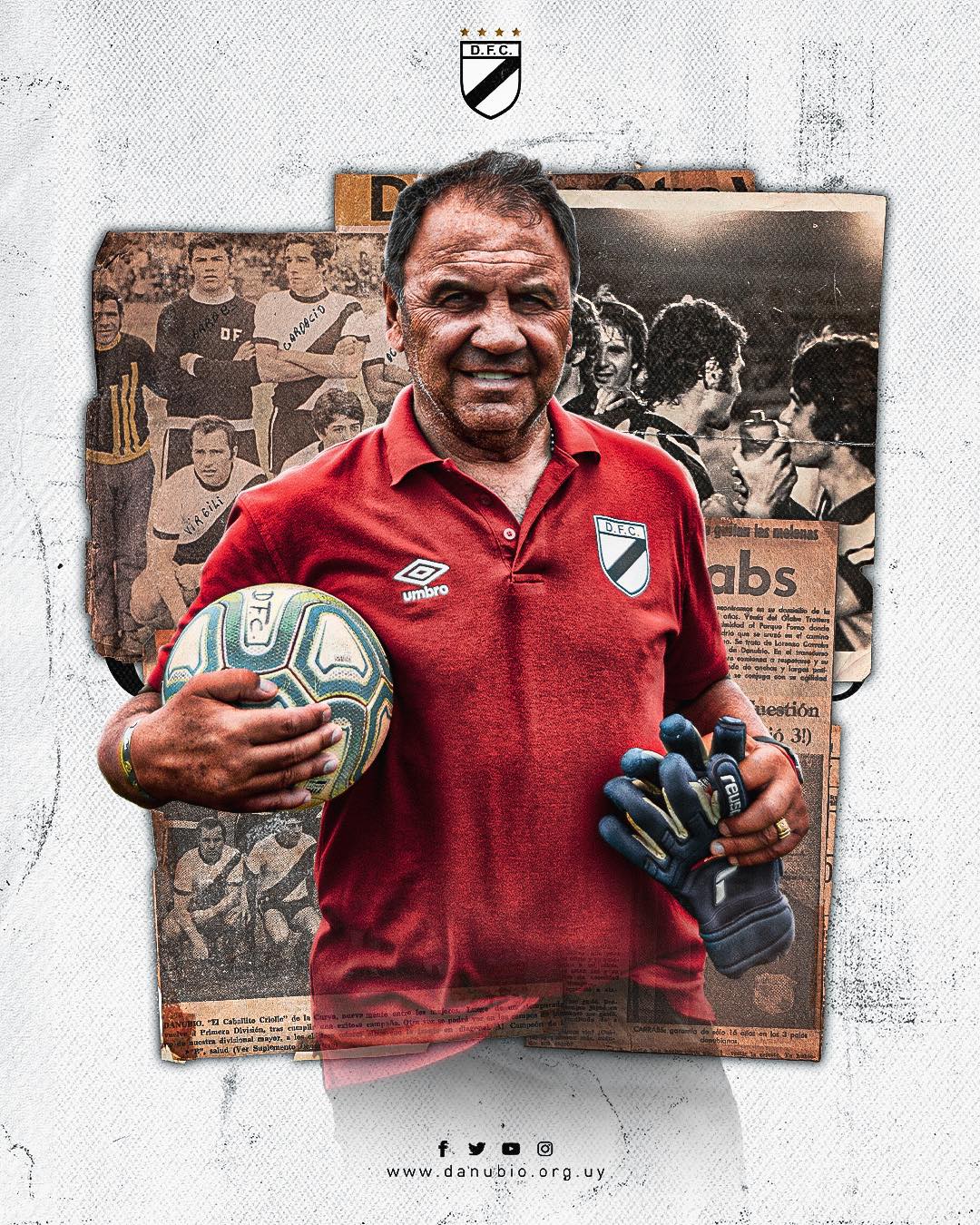Lorenzo Carrabs: El portero que conquistó Colombia y Uruguay Lorenzo Carrabs en Danubio Fútbol Club - facebook.com