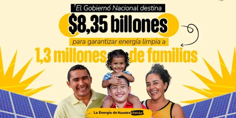 Gobierno invertirá $8,3 billones en paneles solares para 1,3 millones de hogares Gobierno invertirá $8,3 billones en paneles solares para 1,3 millones de hogares